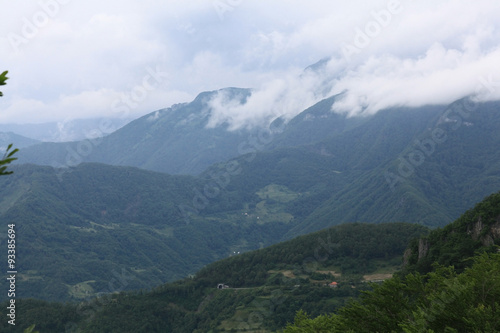 European nature landscape in the mountains