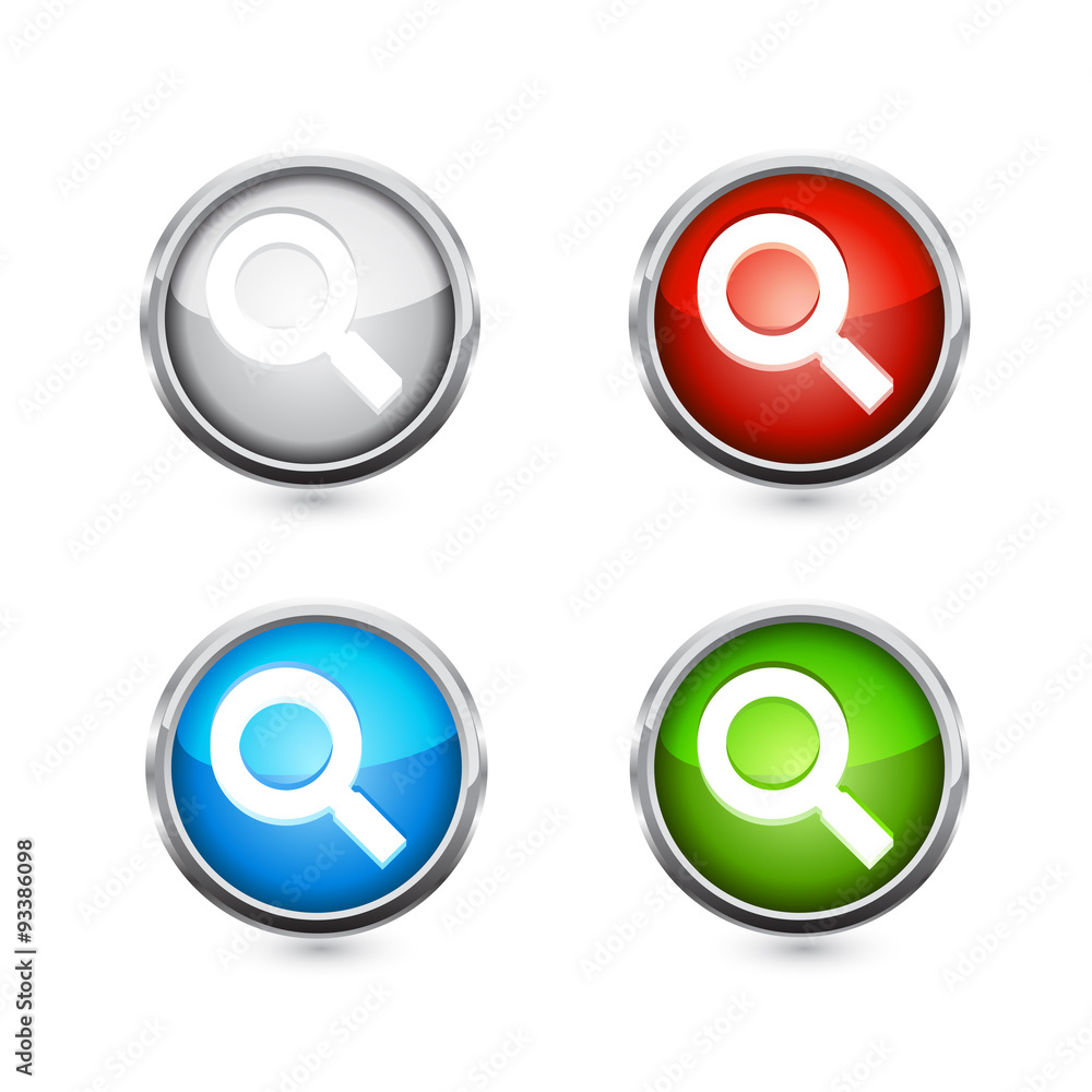 Magnifying glass isolated on white background Magnifying glass isolated on white background