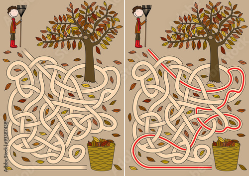 Autumn maze