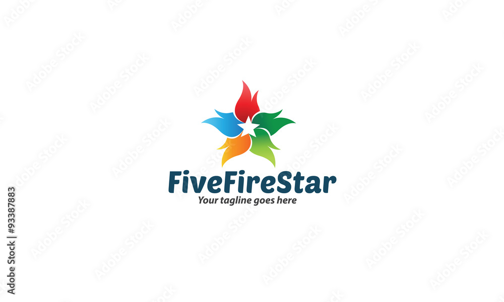 Five Fire Star Logo Five Fire Star Logo