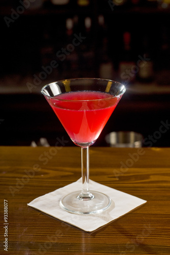 Obraz na płótnie cocktail w salonie