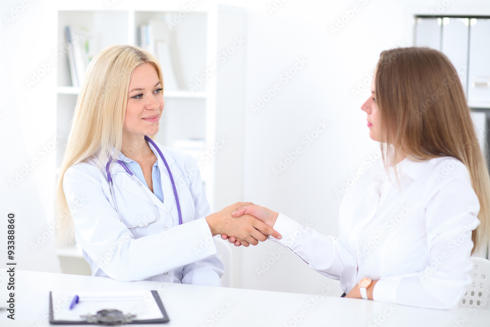 Doctor and patient in hospital Doctor and patient in hospital