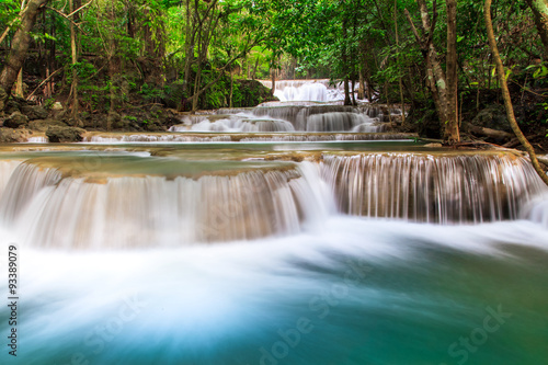 Waterfall in Deep Forest