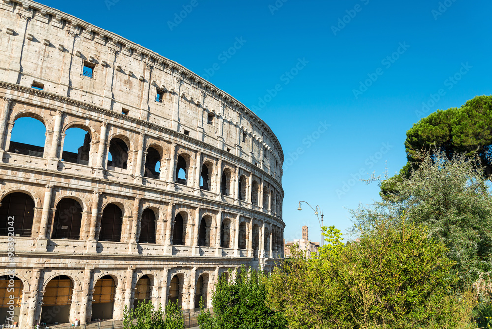 Colosseum in Rome in Rome, ITALY