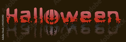 Halloween night banner - vectorial