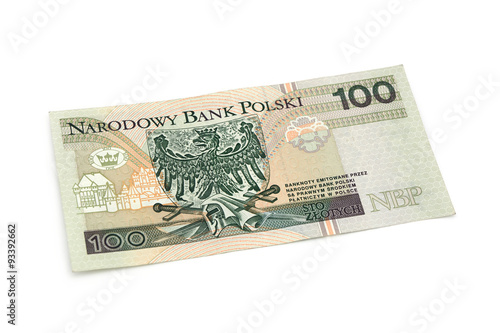 100 Zloty Rückseite
