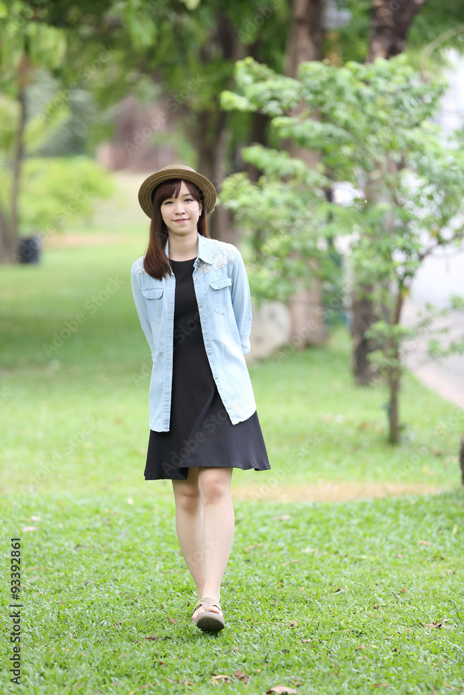 Asian girl in nature Asian girl in nature