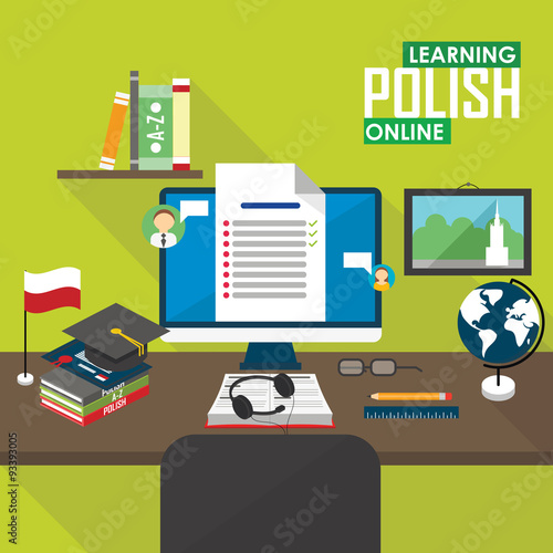 E-learning Polish language.