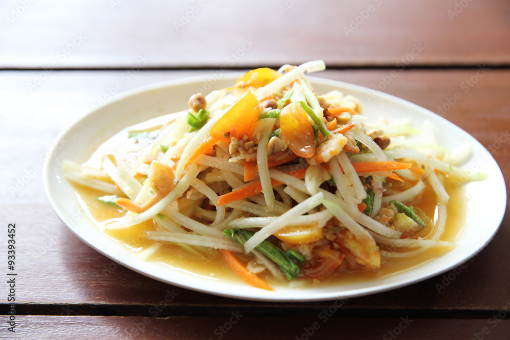 Green papaya salad