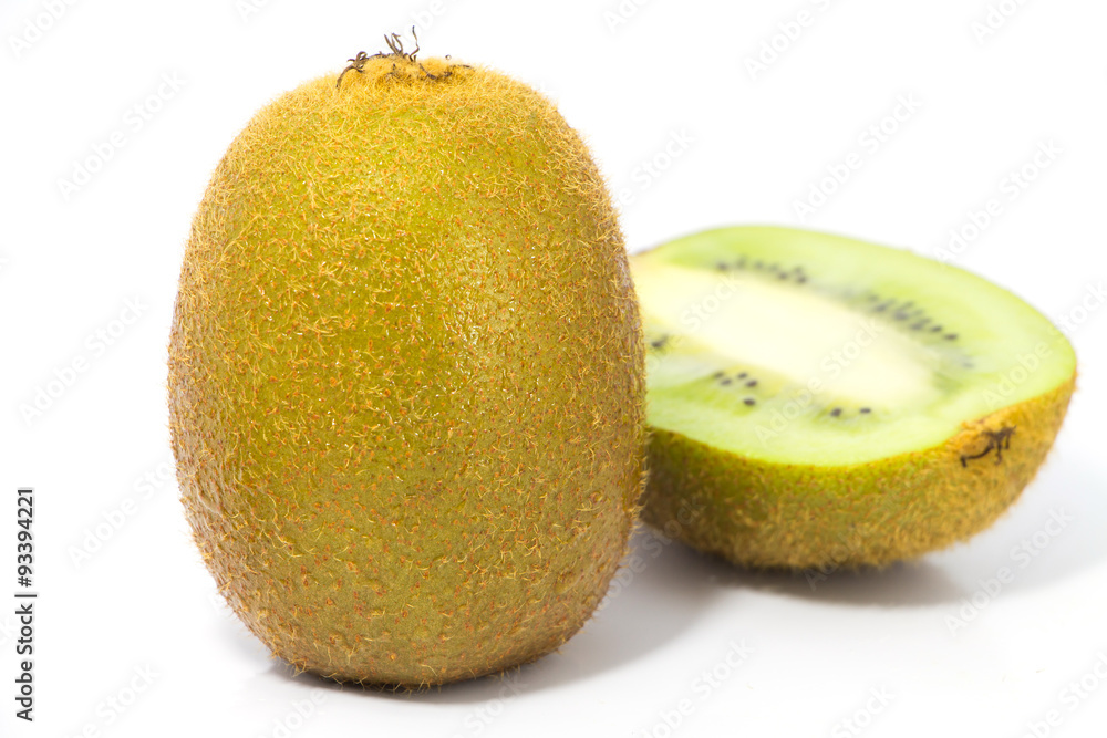Fototapeta premium Fresh Kiwi fruit Cutting in studio Shooting