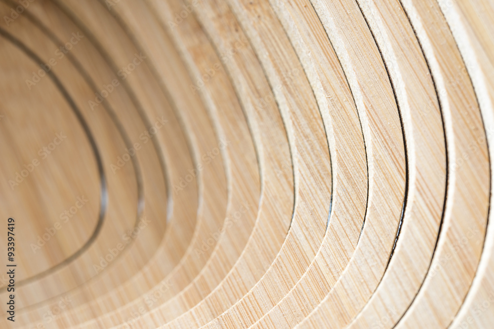 Fototapeta premium The rhythmic pattern. Cutted-off board create a rhythmic pattern.