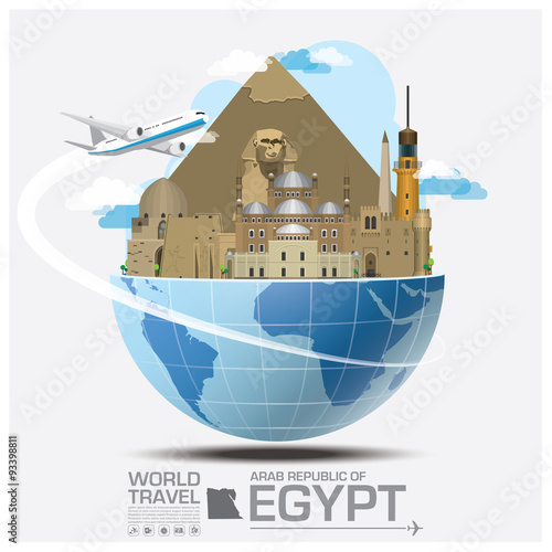 Egypt Landmark Global Travel And Journey Infographic