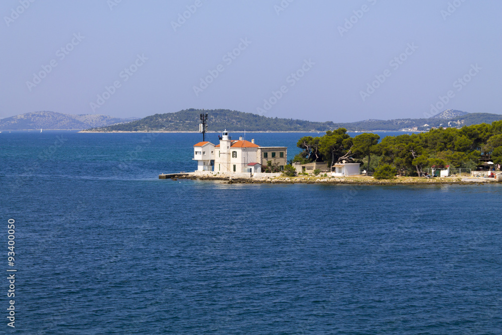 Beautiful island in croatia 