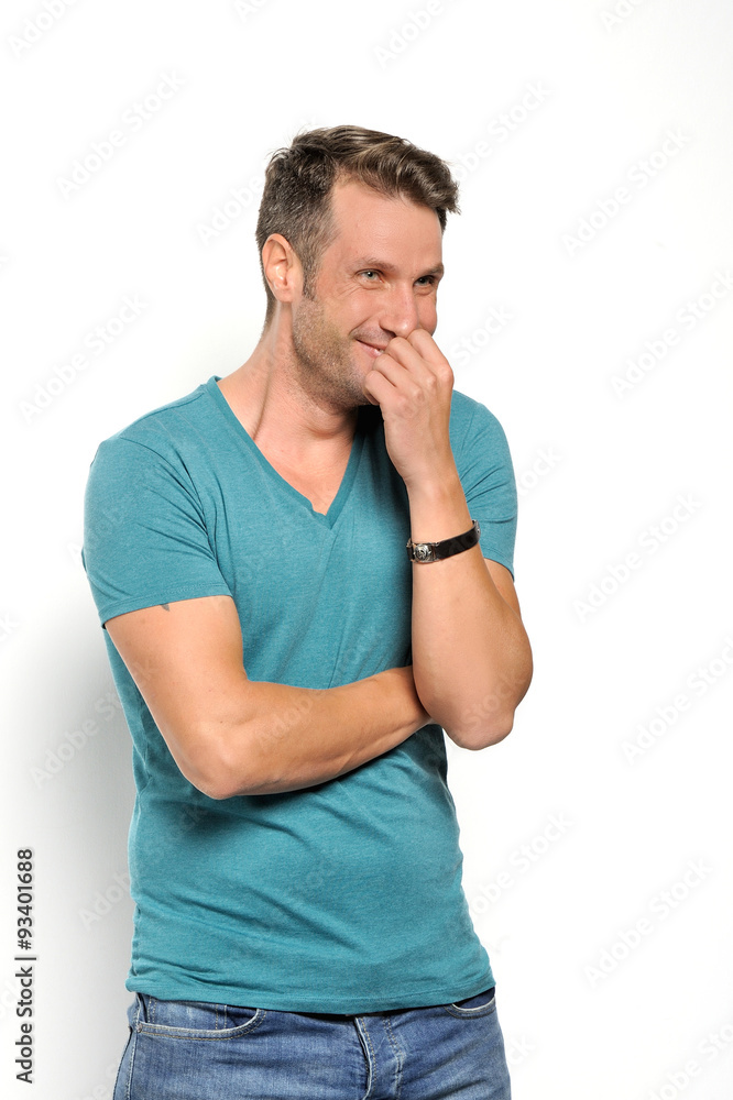 Happy Mature Businessman Isolated Over White Background Happy Mature Businessman Isolated Over White Background