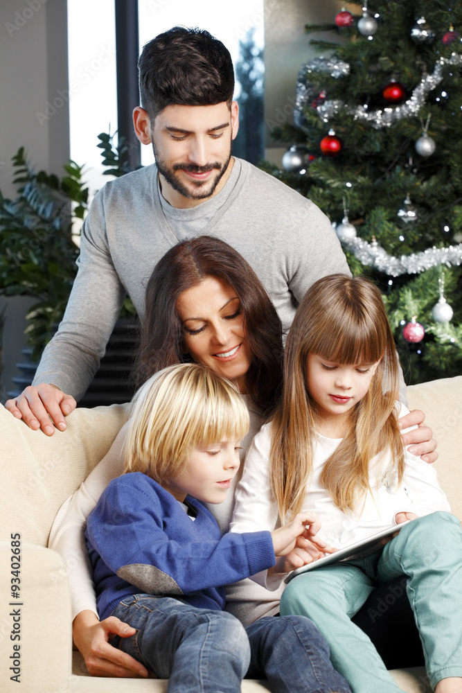 Happy family at christmas Happy family at christmas