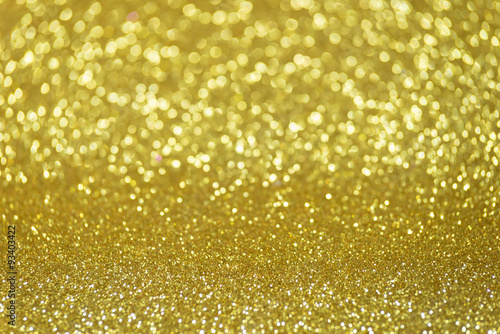 defocused abstract golden lights background