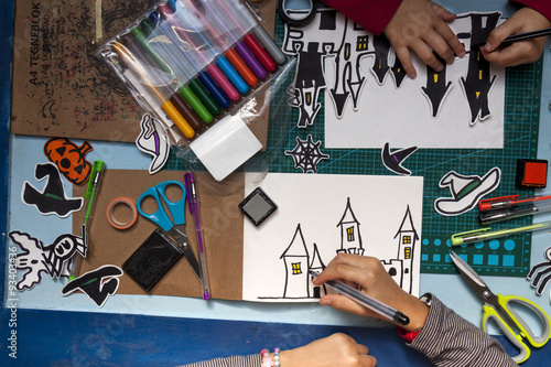 Halloween crafts by children
