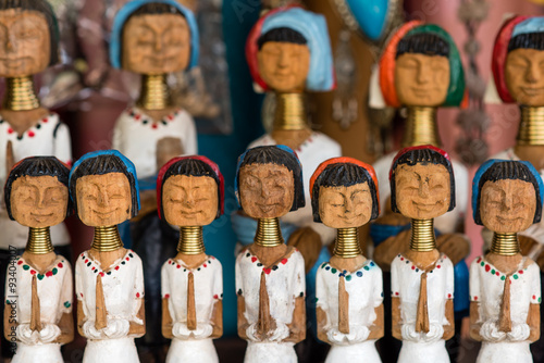 Karen wooden doll