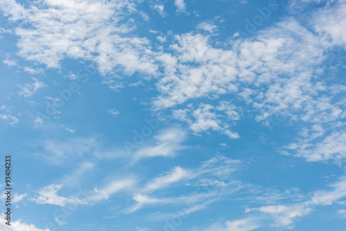 blue sky with cloud