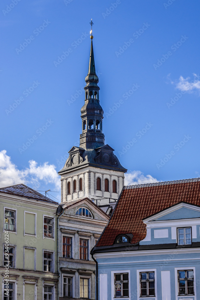 Obraz premium St. Nicholas Church (Niguliste kirik) in Tallinn, Estonia.