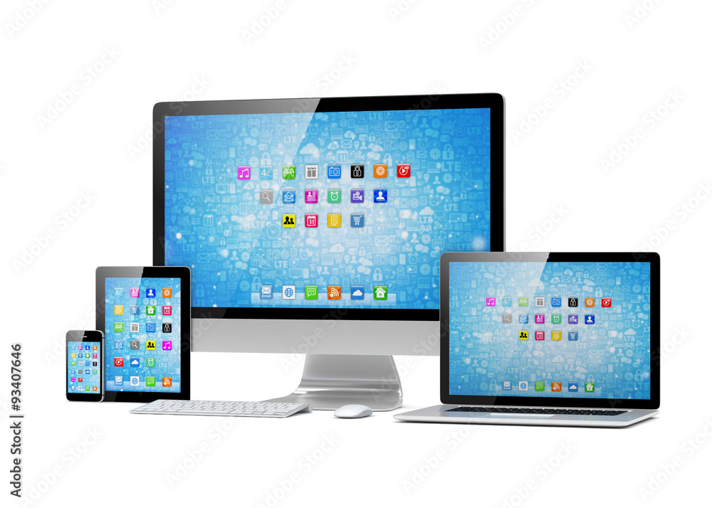 Ultimate web design, laptop, smartphone, tablet, computer Ultimate web design, laptop, smartphone, tablet, computer