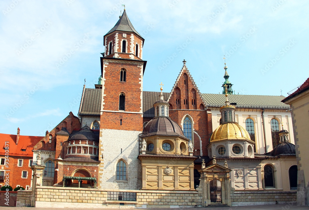 Wawel Castle complex in Krakow Wawel Castle complex in Krakow