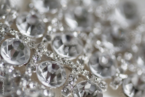 Photos Decorations dress, rhinestones, diamonds shine brightly in the s