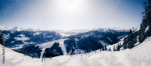 Skigebiet bei Pengelstein, Kitzbühler Alpen © Sina Ettmer