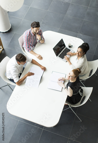 Young people in the office