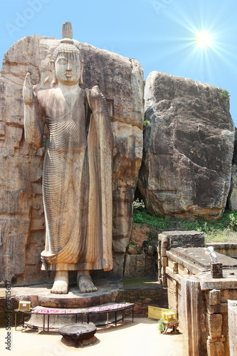 Aukana Buddha in Sri Lanka photo