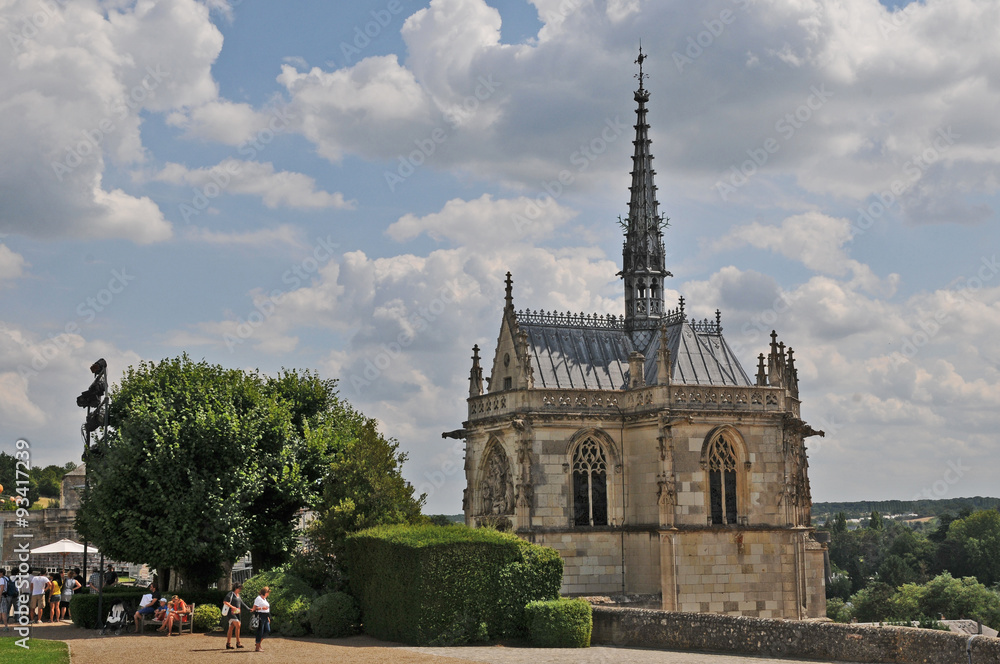 La chiesa del castello di Amboise - Loira, Francia