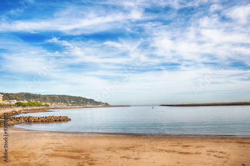 Bidasoa estuary in Hondarribia