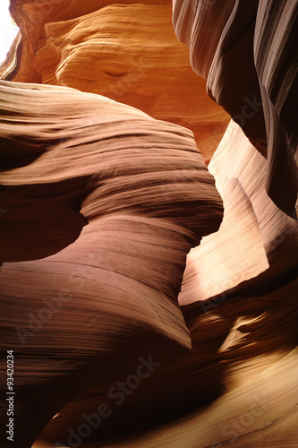 Slot canyon rock texture