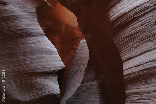 Slot canyon rock texture