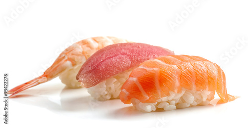 various sushi