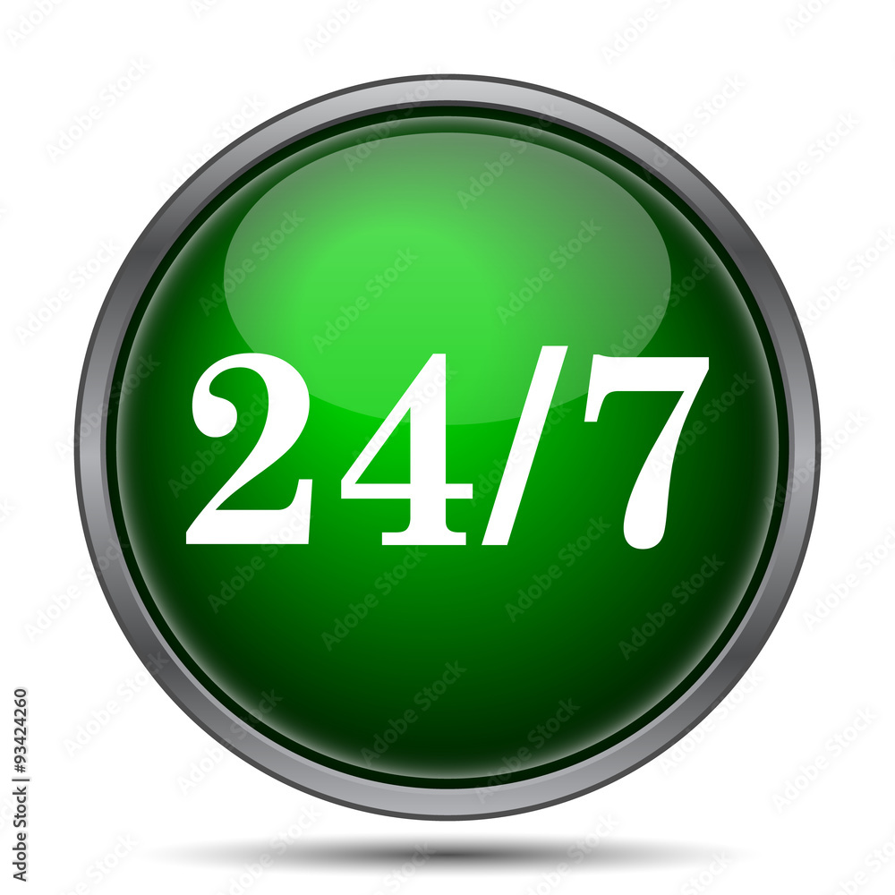 24 7 icon 24 7 icon