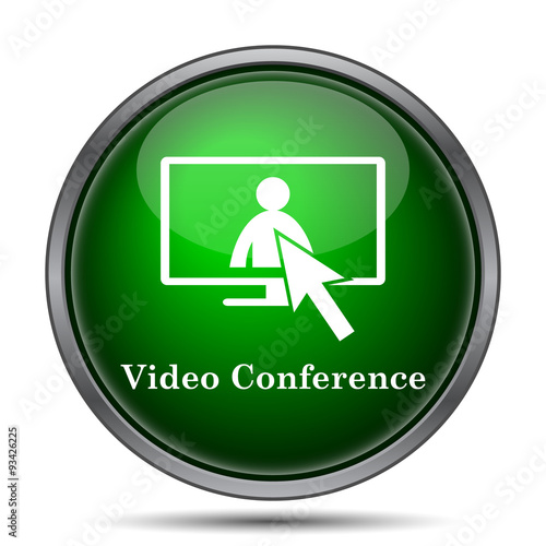 Video conference, online meeting icon