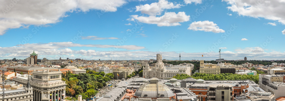 Madrid centro visto desde una azotea, de Madrid al cielo, España, Europa