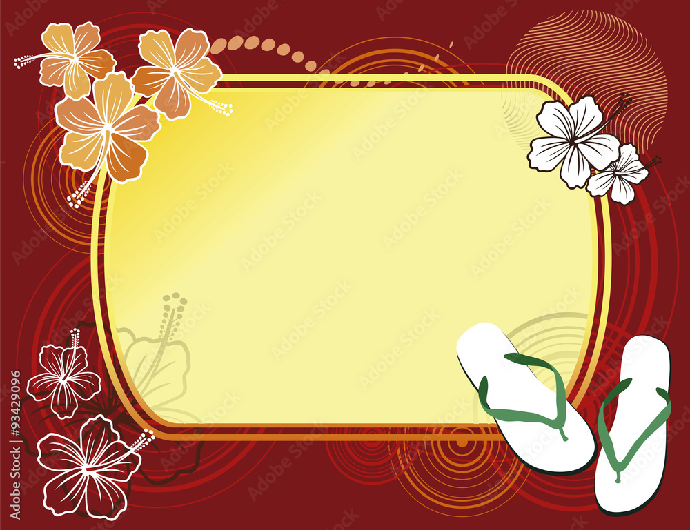 Obraz premium hibiscus background