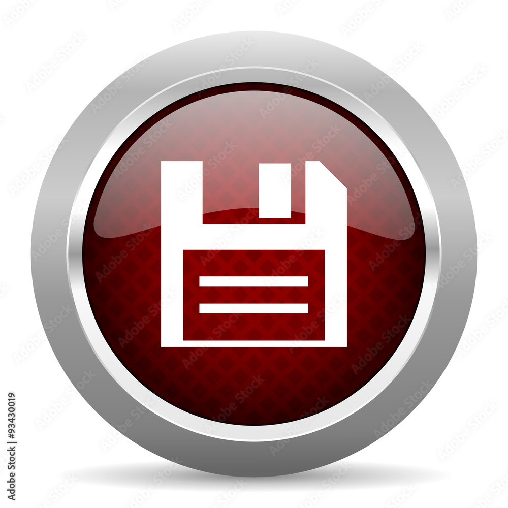 disk red glossy web icon disk red glossy web icon