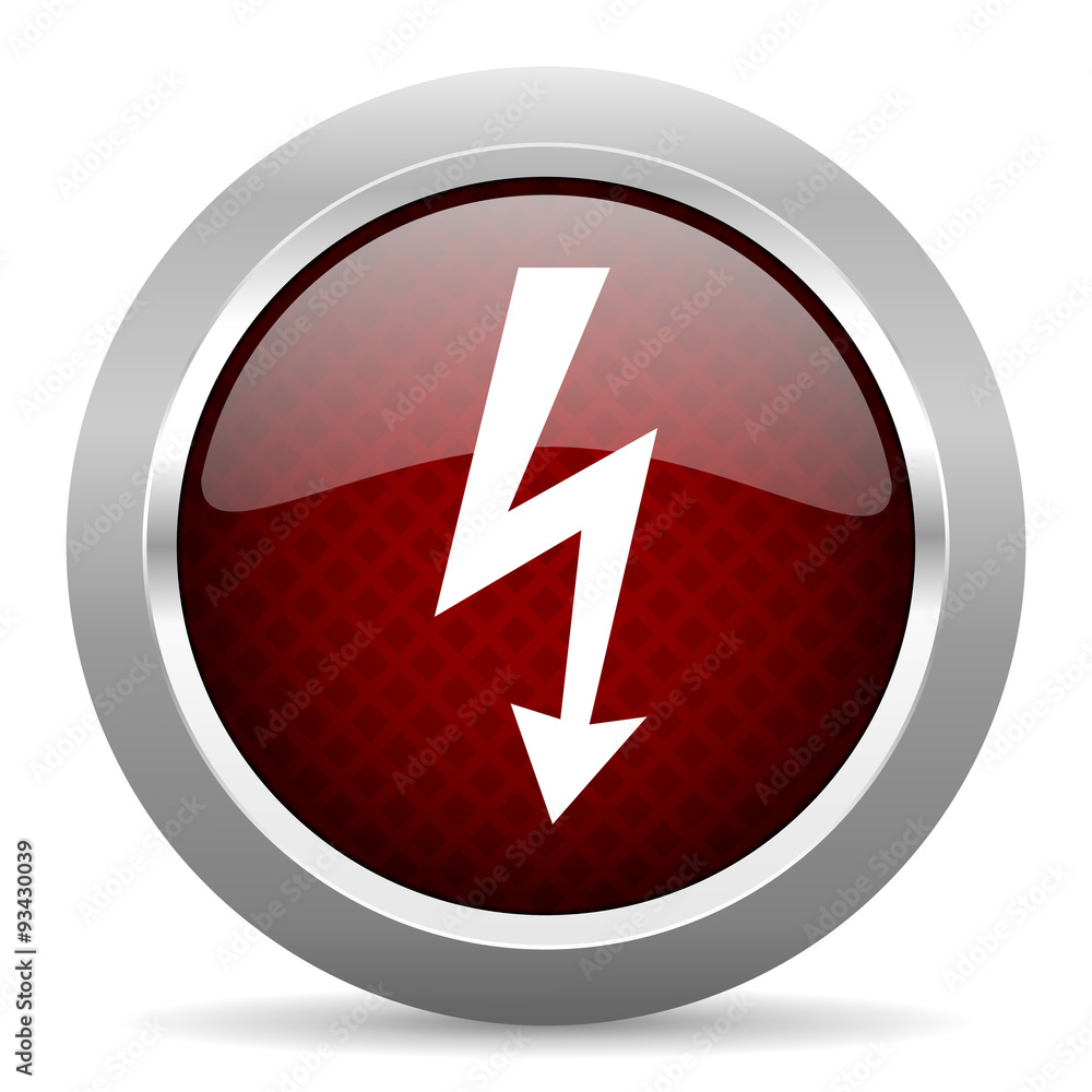 bolt red glossy web icon bolt red glossy web icon