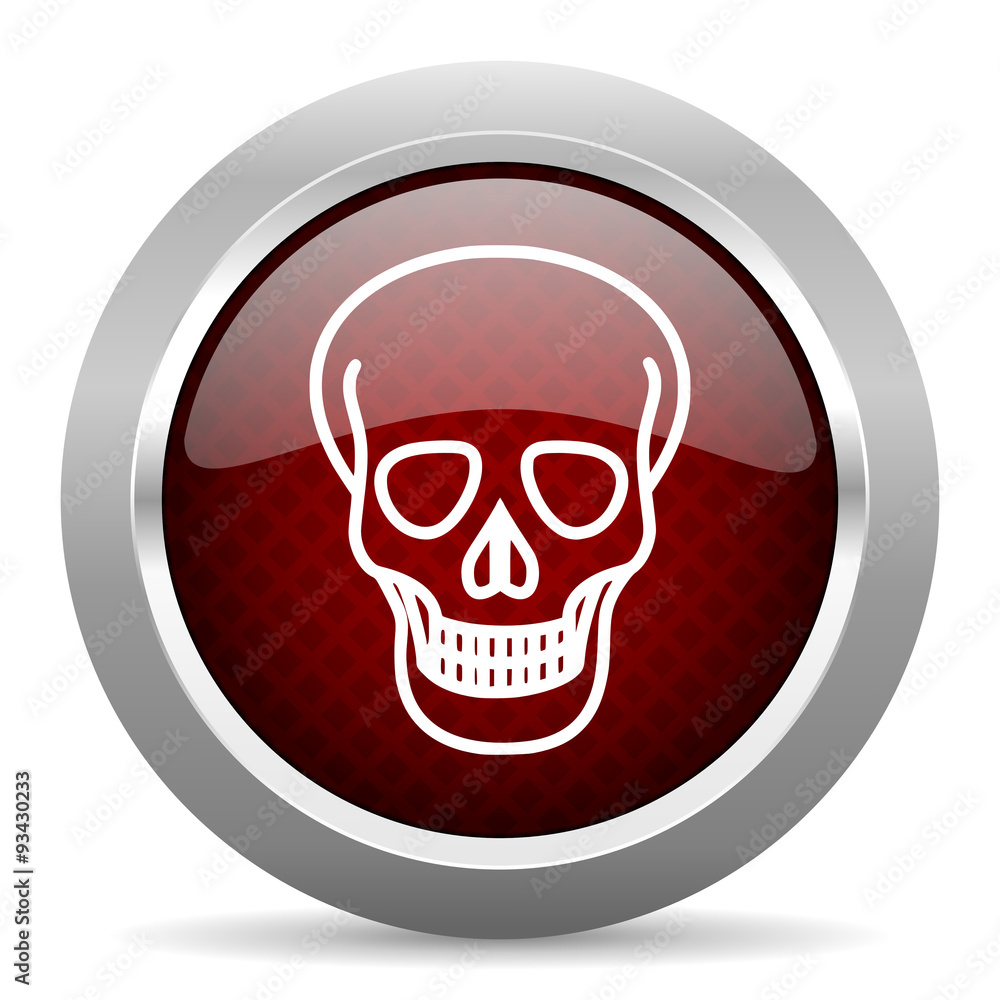 skull red glossy web icon skull red glossy web icon