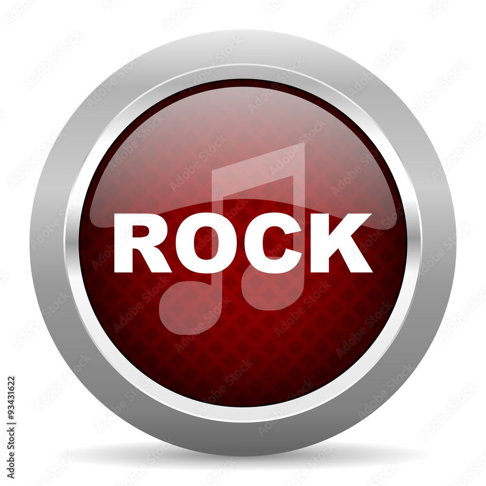 rock music red glossy web icon rock music red glossy web icon