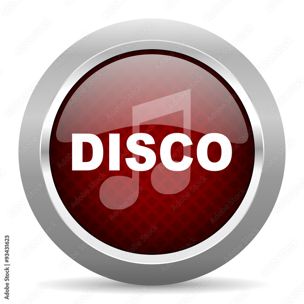 disco music red glossy web icon disco music red glossy web icon