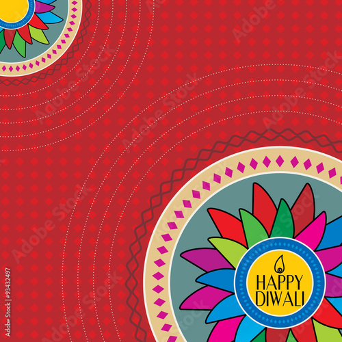 creative colorful floral design vector 