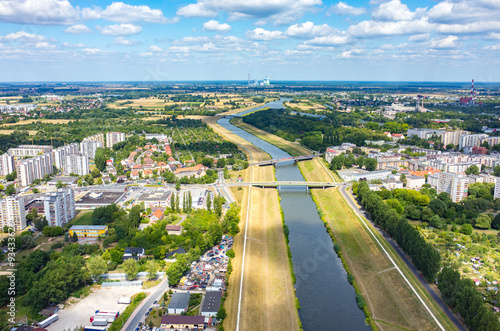 Aerial view of Opole