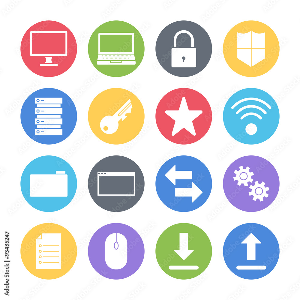computer icons set computer icons set
