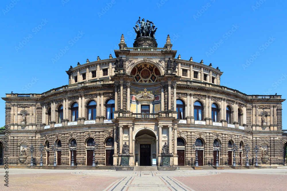 Saxon State Opera Semperoper in Dresden, Germany