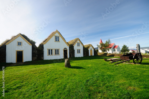 Icelandic turf houses in Glaumbaer 