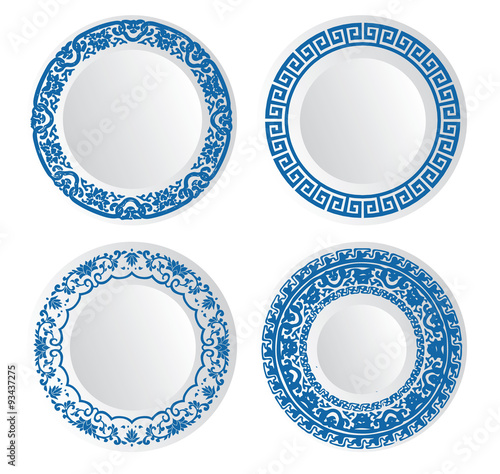 Chinese porcelain plate